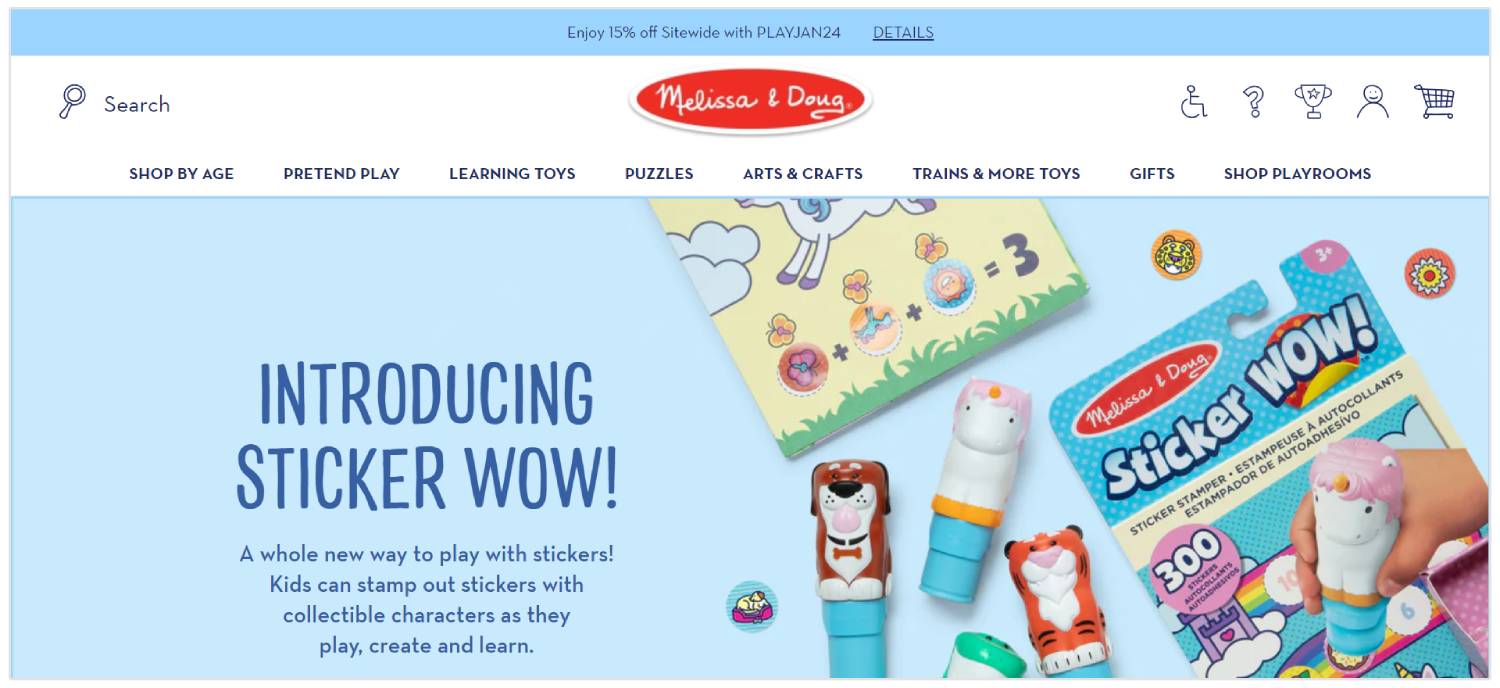 negozio di giocattoli online